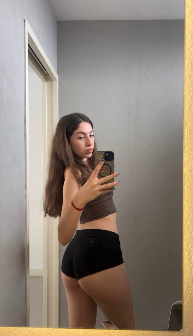 Amber in her underwear in St. Georges