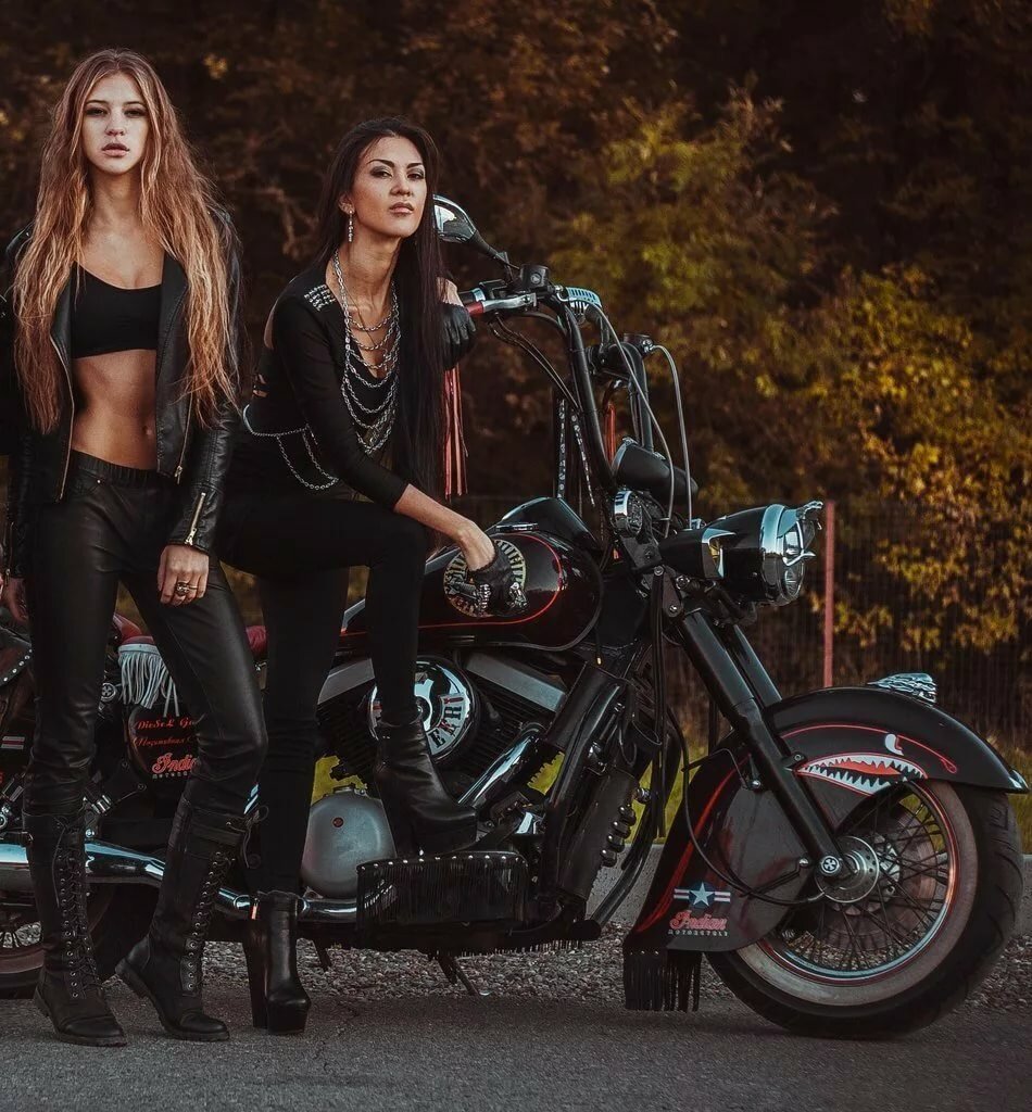 Beautiful girls and bikes in St. Georges