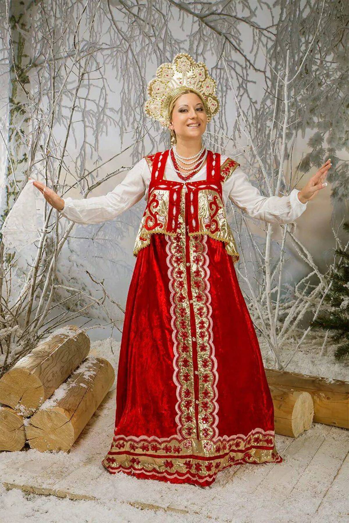 Girls in Slavic costumes in St. Georges