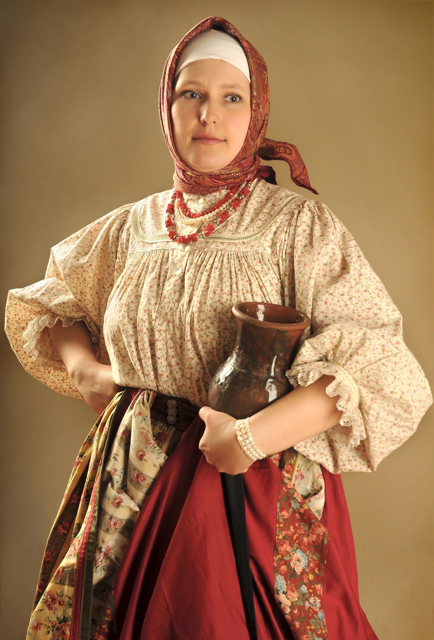 Girls in Slavic costumes in St. Georges